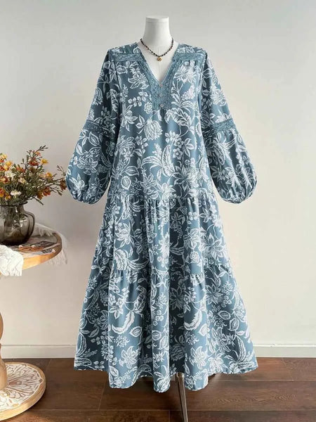 PLUS SIZE Samira Maxi Dress - Pale Blue
