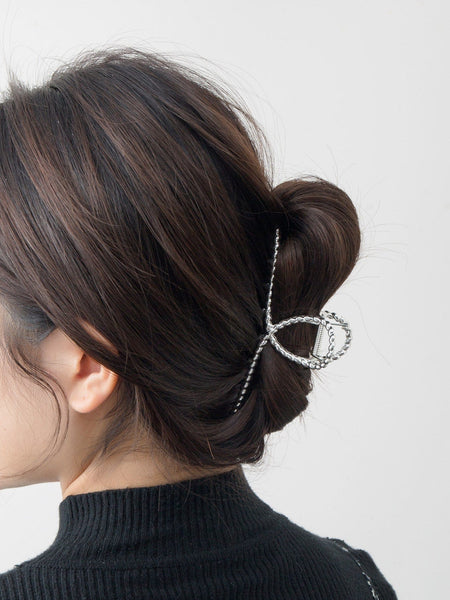 SERENA Silver Hair Claw Clip Set-Hair Clip- Boheme Junction