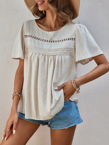 CARA Top - Linen-Women Blouses- Boheme Junction