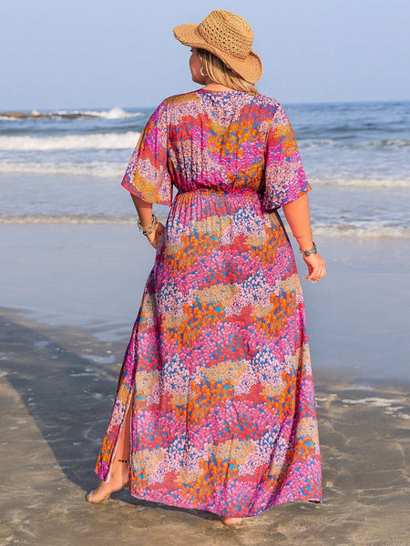 PLUS SIZE Jamaya Maxi Dress-Plus Size Dresses- Boheme Junction