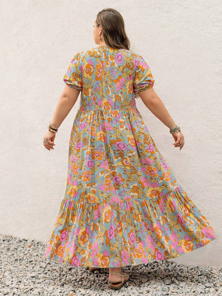 PLUS SIZE Aiden Maxi Dress-Plus Size Dresses- Boheme Junction