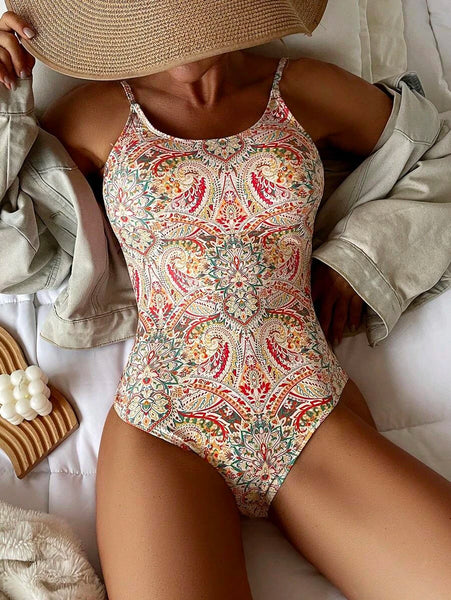 KAIT One Piece Swimsuit - White-Women Beachwear- Boheme Junction