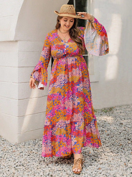 PLUS SIZE Finley Maxi Dress-Plus Size Dresses- Boheme Junction