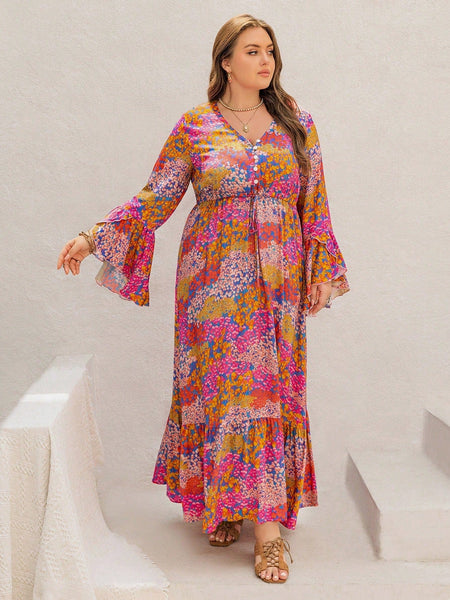 PLUS SIZE Finley Maxi Dress-Plus Size Dresses- Boheme Junction