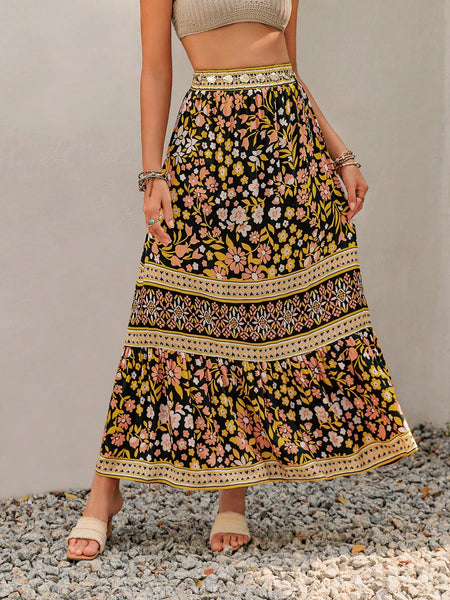 CLAIRE Maxi Skirt-Women Skirts- Boheme Junction