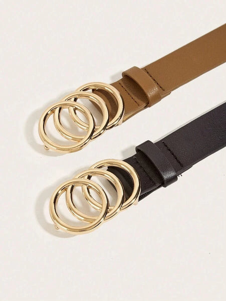 PLUS SIZE Addison Belt | Tan or Black-Women Belts & Belts Accessories- Boheme Junction