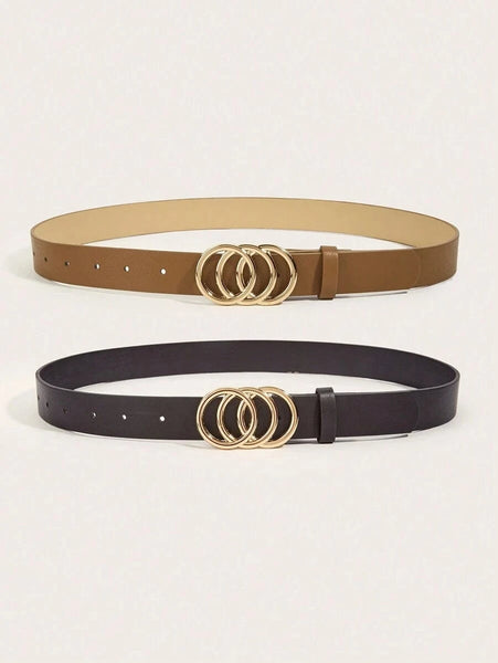 PLUS SIZE Addison Belt | Tan or Black-Women Belts & Belts Accessories- Boheme Junction