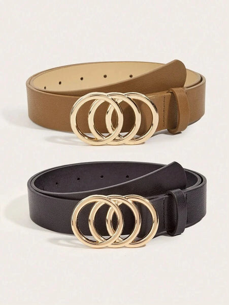 PLUS SIZE Addison Belt | Tan or Black-Women Belts & Belts Accessories- Boheme Junction