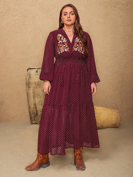 PLUS SIZE Zarina Maxi Dress-Plus Size Dresses- Boheme Junction