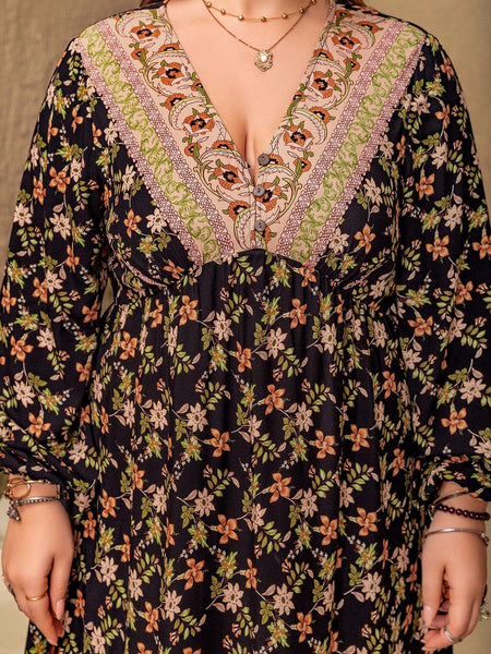 PLUS SIZE Ollie Maxi Dress-Plus Size Dresses- Boheme Junction