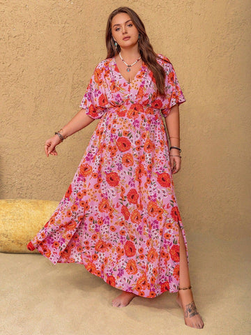 PLUS SIZE Reese Maxi Dress-Plus Size Dresses- Boheme Junction