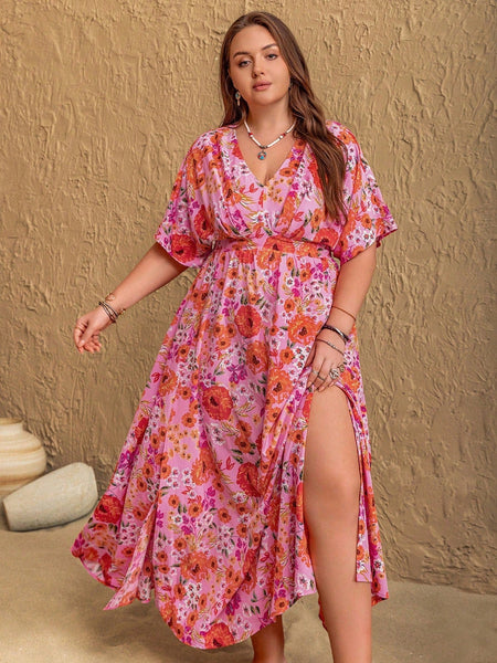 PLUS SIZE Reese Maxi Dress-Plus Size Dresses- Boheme Junction