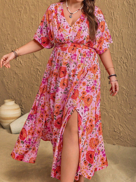 PLUS SIZE Reese Maxi Dress-Plus Size Dresses- Boheme Junction