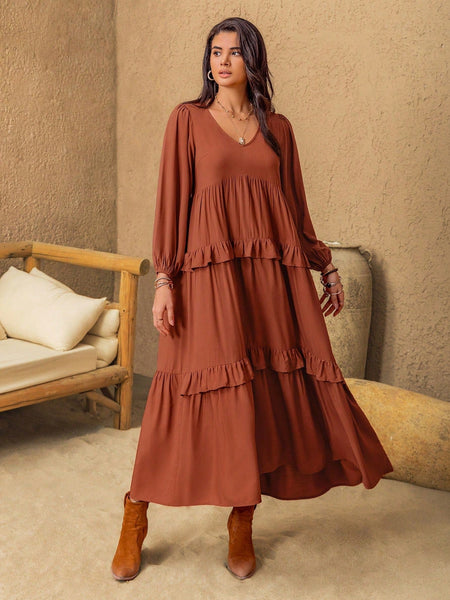 VELLA Maxi Dress-Arabian Dresses- Boheme Junction