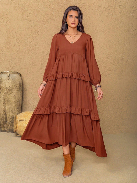 VELLA Maxi Dress-Arabian Dresses- Boheme Junction