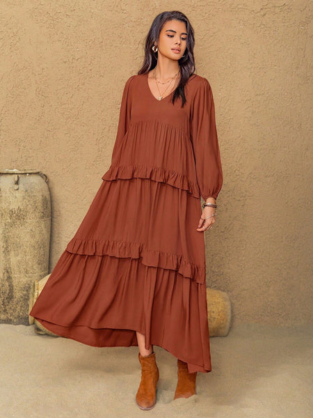 VELLA Maxi Dress-Arabian Dresses- Boheme Junction