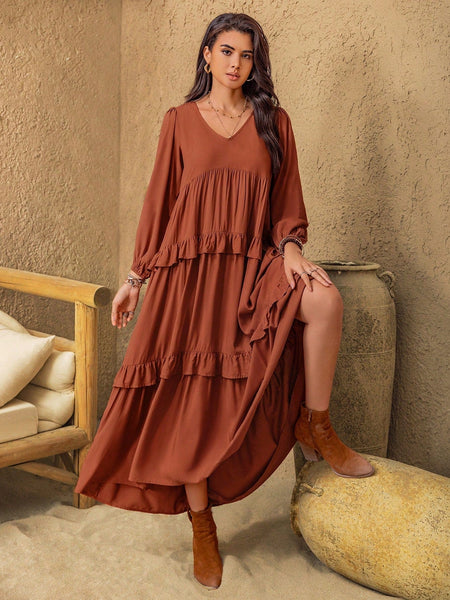 VELLA Maxi Dress-Arabian Dresses- Boheme Junction