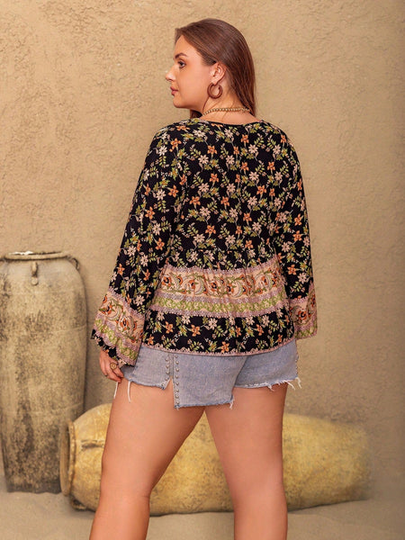 PLUS SIZE Aggie Top-Plus Size Blouses- Boheme Junction