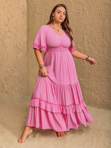 PLUS SIZE Molly Maxi Dress-Plus Size Dresses- Boheme Junction