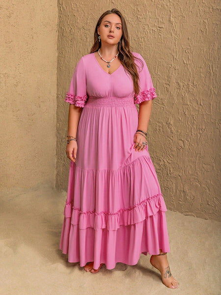 PLUS SIZE Molly Maxi Dress-Plus Size Dresses- Boheme Junction