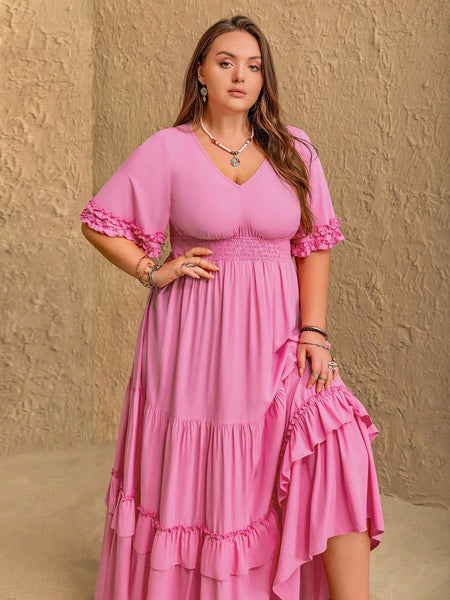 PLUS SIZE Molly Maxi Dress-Plus Size Dresses- Boheme Junction