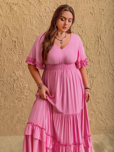 PLUS SIZE Molly Maxi Dress-Plus Size Dresses- Boheme Junction