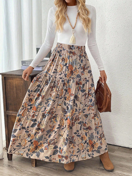 AUDRINA Maxi Skirt-Women Bottoms- Boheme Junction