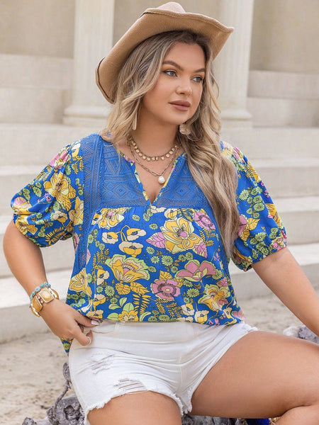 PLUS SIZE Millie Top-Plus Size Blouses- Boheme Junction