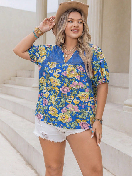 PLUS SIZE Millie Top-Plus Size Blouses- Boheme Junction