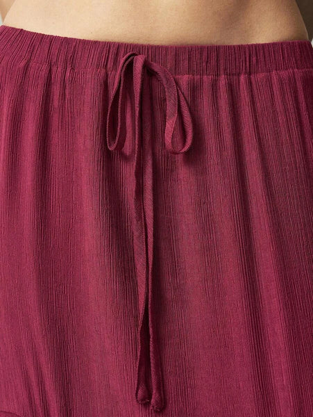 PLUS SIZE Stella Maxi Skirt - Burgundy-Plus Size Bottoms- Boheme Junction