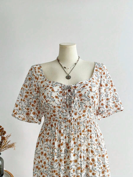 PLUS SIZE Ziggy Maxi Dress - White-Plus Size Dresses- Boheme Junction