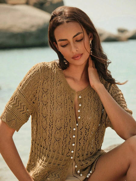 PHOEBE Top - Camel-Women Knitwear- Boheme Junction