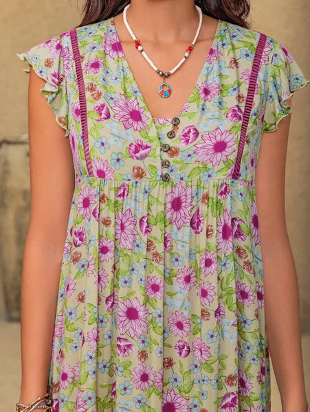 PLUS SIZE Elissa Maxi Dress-Plus Size Dresses- Boheme Junction