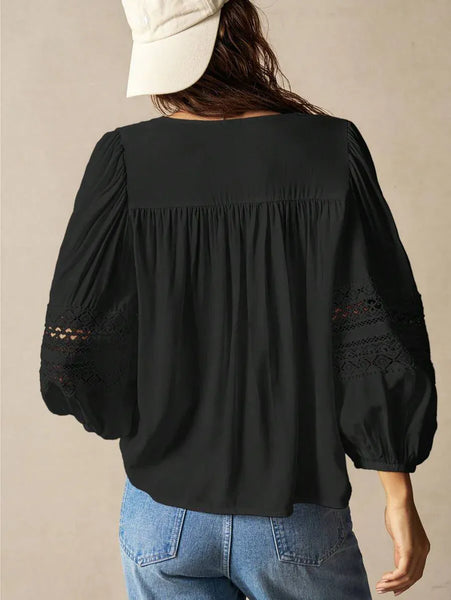DANA Top - Black-Women Tops, Blouses & Tee- Boheme Junction