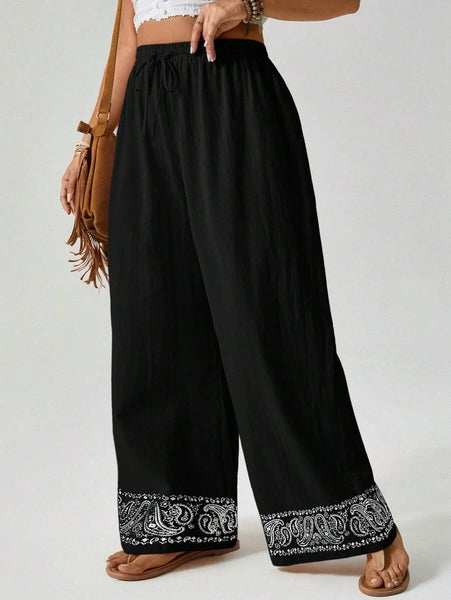 PLUS SIZE Bridget Pants - Black-Plus Size Bottoms- Boheme Junction