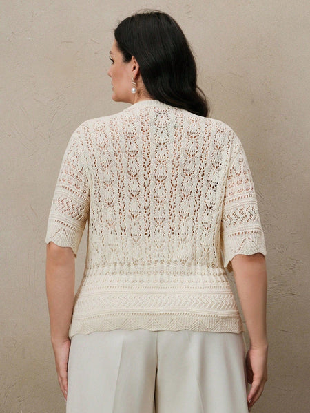 PLUS SIZE Phoebe Top-Plus Size Knitwear- Boheme Junction