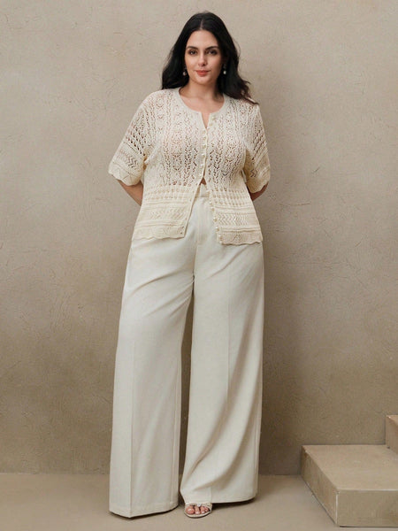 PLUS SIZE Phoebe Top-Plus Size Knitwear- Boheme Junction