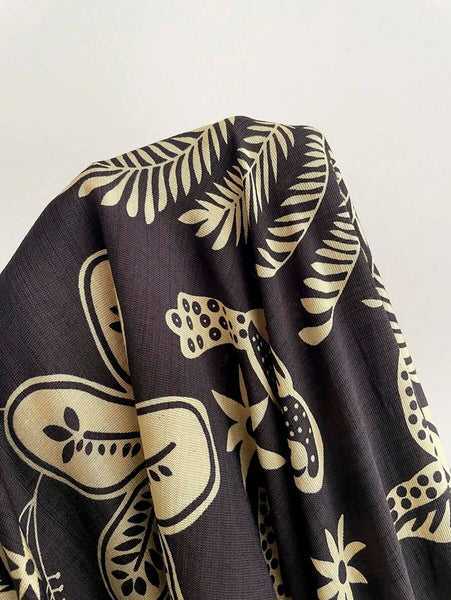 PLUS SIZE Chantelle Maxi Dress - Black-Plus Size Dresses- Boheme Junction