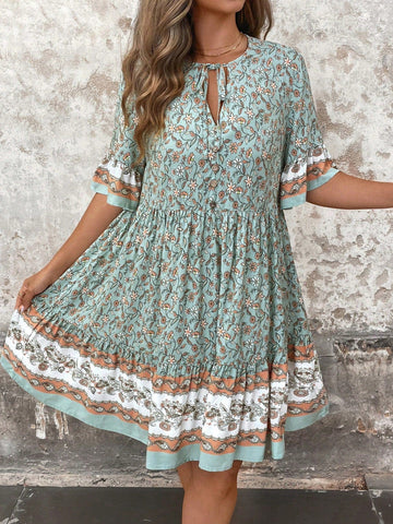 PLUS SIZE Giana Mini Dress-Plus Size Dresses- Boheme Junction