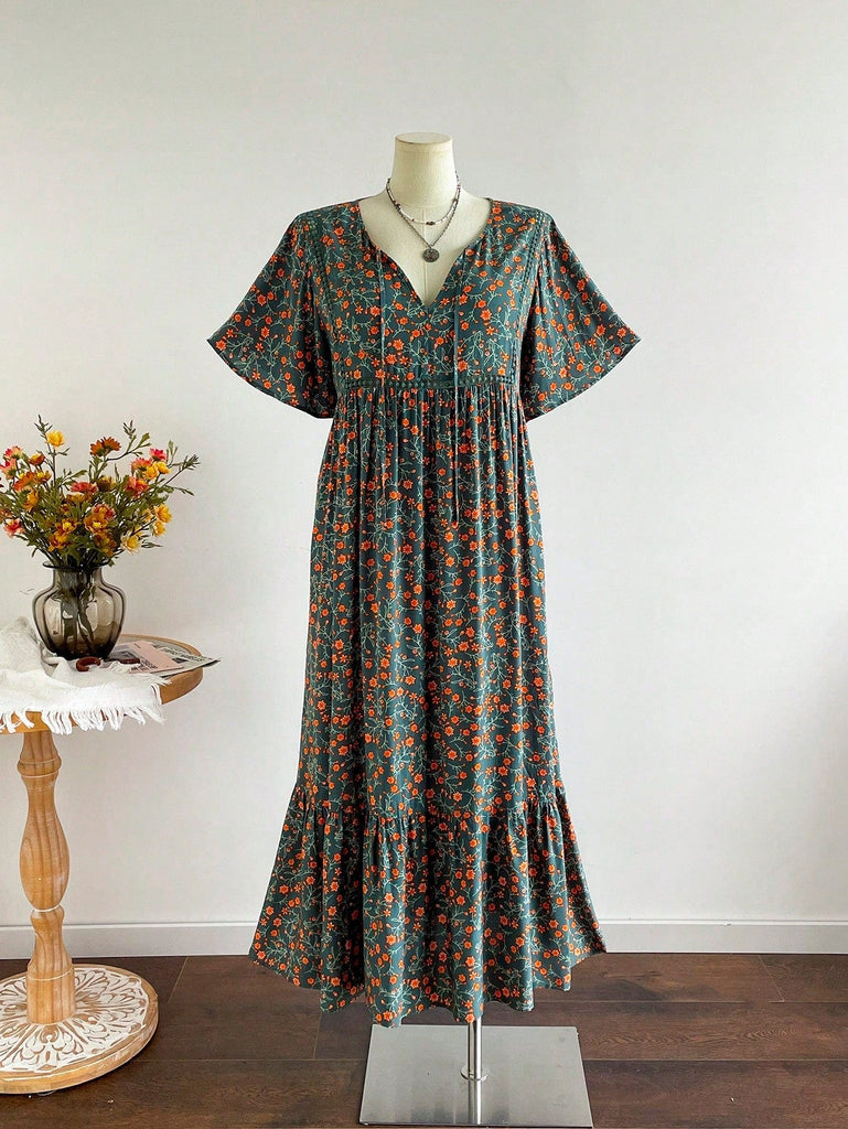 PLUS SIZE Victoria Maxi Dress - Dark Green | Boho Plus Size Dress | BOHEME JUNCTION PLUS SIZE Victoria Maxi Dress - Dark Green | Boho Plus Size Dress | BOHEME JUNCTION