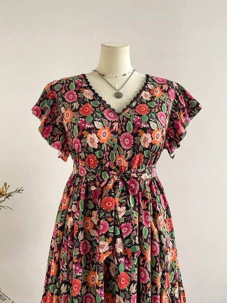 PLUS SIZE Edin Maxi Dress - Spring-Plus Size Dresses- Boheme Junction