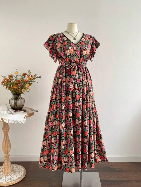 PLUS SIZE Edin Maxi Dress - Spring-Plus Size Dresses- Boheme Junction
