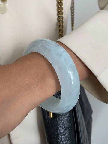 NEVE Bangle - Blue Resin-Women Bracelets- Boheme Junction