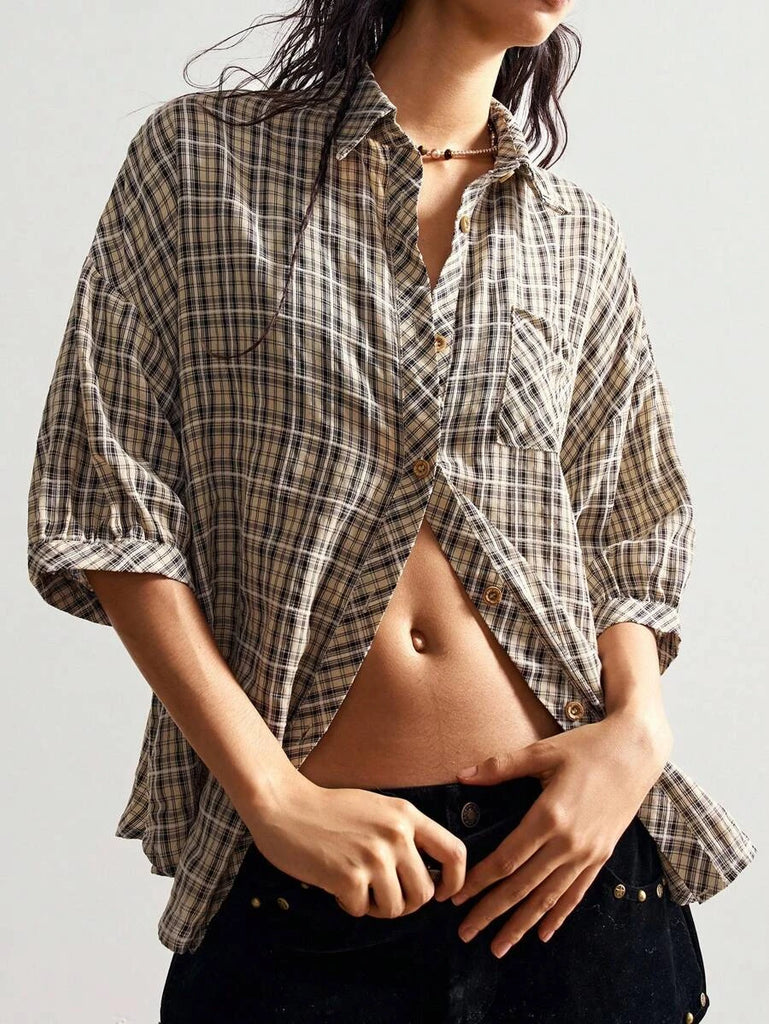 HAZEL Top - Beige-Women Tops, Blouses & Tee- Boheme Junction