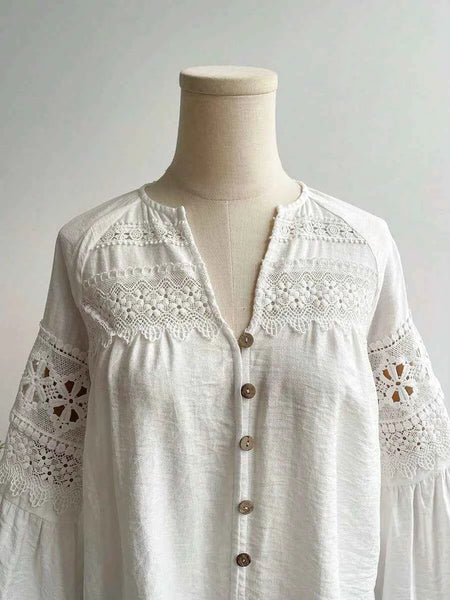 Bobby Top - White-Women Tops, Blouses & Tee- Boheme Junction