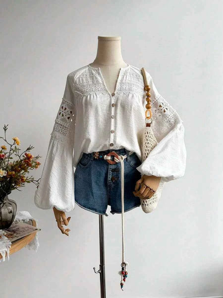 Bobby Top - White-Women Tops, Blouses & Tee- Boheme Junction