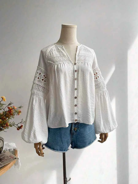 Bobby Top - White-Women Tops, Blouses & Tee- Boheme Junction