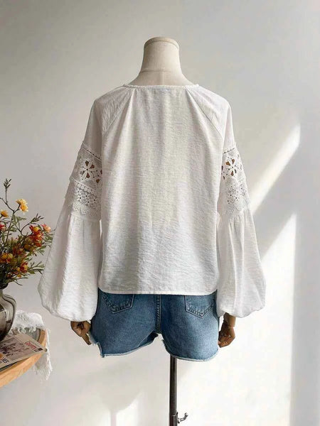 Bobby Top - White-Women Tops, Blouses & Tee- Boheme Junction