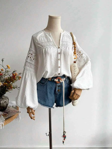Bobby Top - White-Women Tops, Blouses & Tee- Boheme Junction