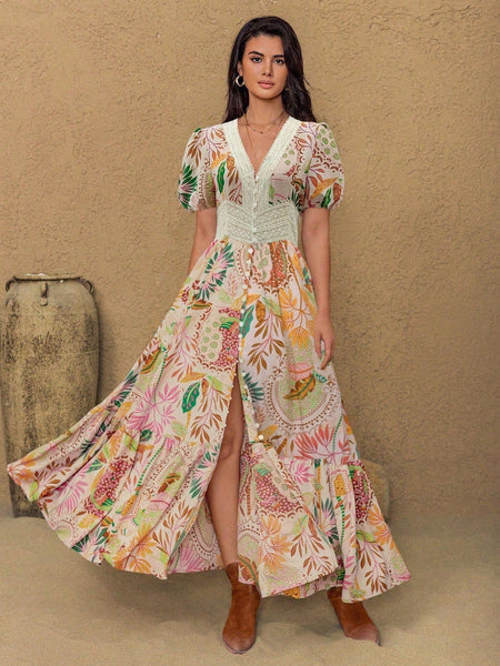 PLUS SIZE Mardi Maxi Dress-Plus Size Dresses- Boheme Junction